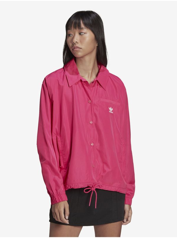 Adidas Temno roza ženska lahka jakna adidas Originals Windbreaker - ženske