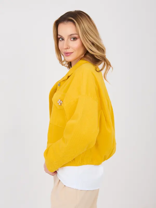 RUE PARIS Temno rumena jakna