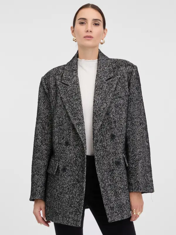 Orsay Temno siv ženski kratki plašč ORSAY