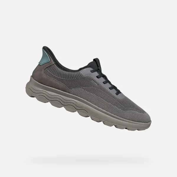 GEOX Temno sive moške superge Geox Spherica Plus
