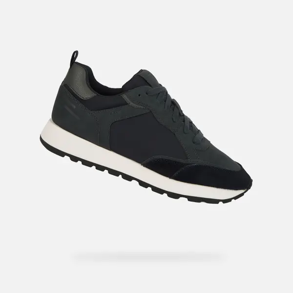 GEOX Temno zelene moške superge Geox Partenio