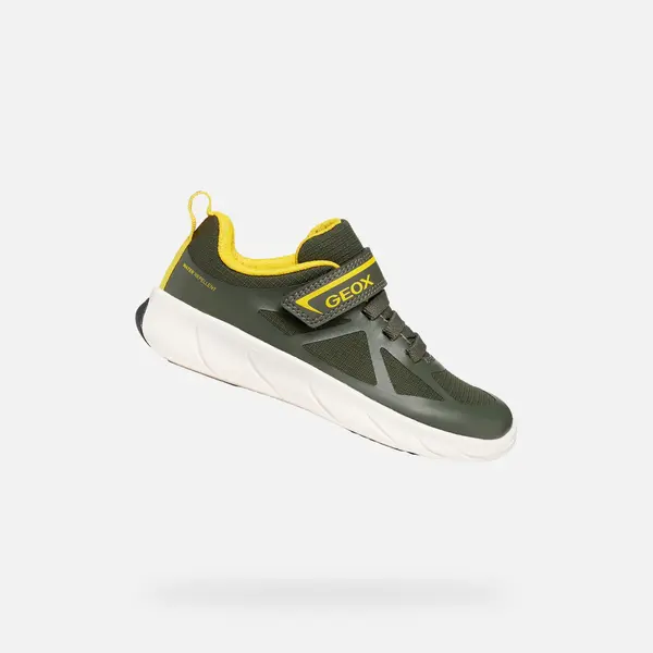 GEOX Temno zelene superge Geox Foot-run za fante