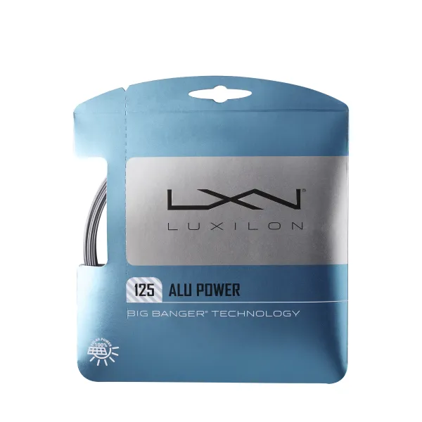 Luxilon Tenisový výplet Luxilon  Alu Power Silver 1.25 mm