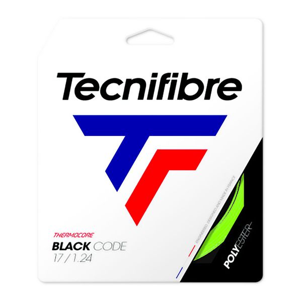 Tecnifibre Tenisový výplet Tecnifibre  Black Code Lime (12 m)  1,24 mm