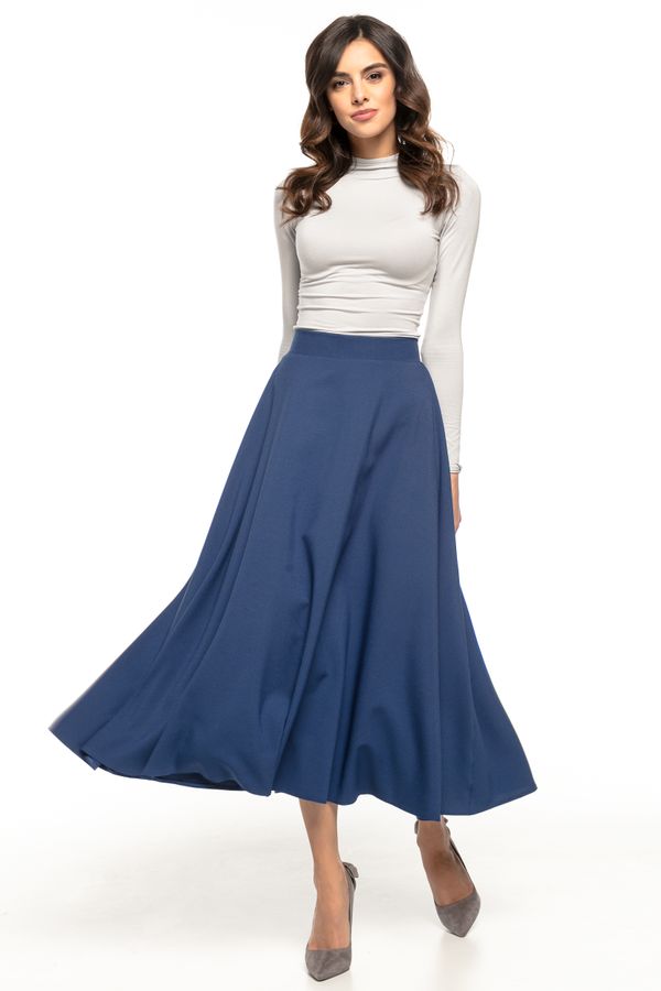 Tessita Tessita Woman's Skirt T260 4 Navy Blue