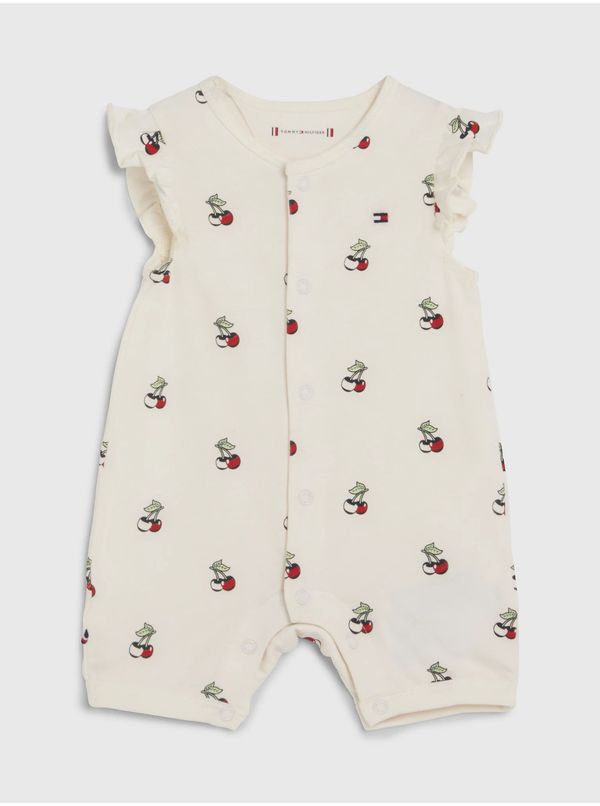 Tommy Hilfiger Tommy Hilfiger Baby Cherry Creamy Patterned Bodysuit