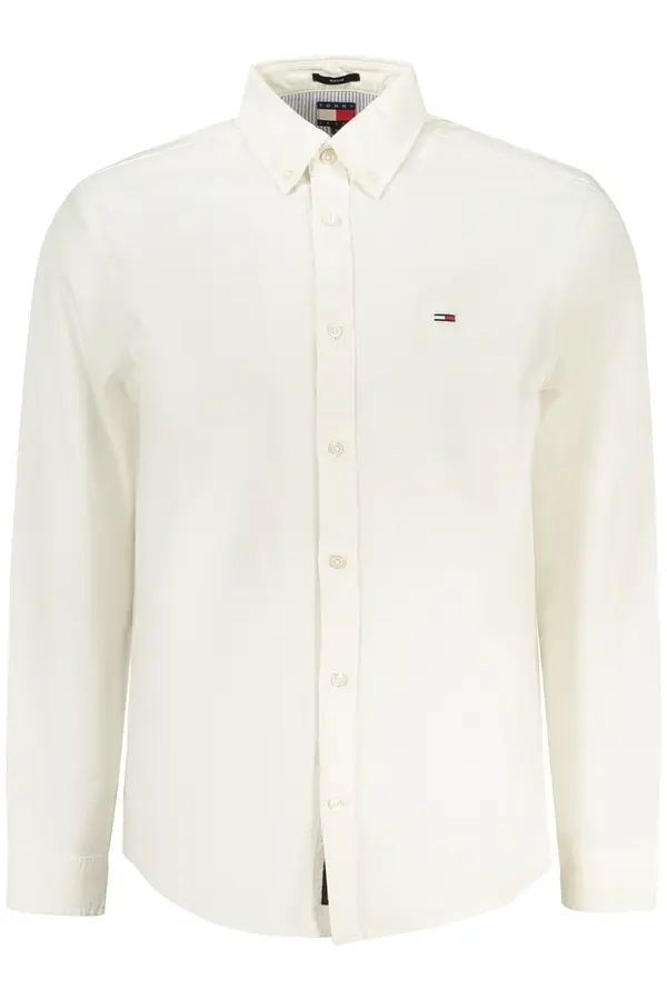 Tommy Hilfiger Tommy Hilfiger bela majica z dolgimi rokavi