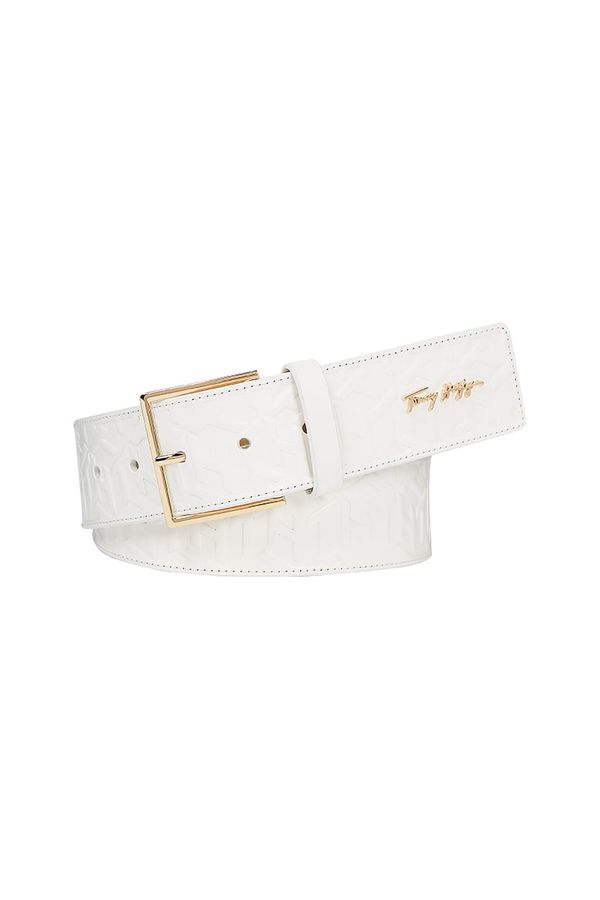 Tommy Hilfiger Tommy Hilfiger Belt - SIGNATURE MONOGRAM WAIST 4.5 white