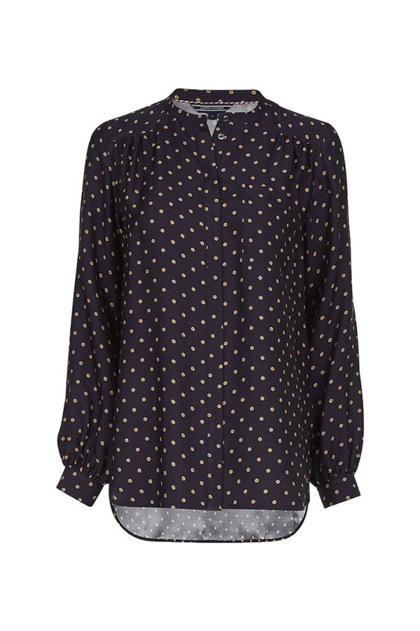 Tommy Hilfiger Tommy Hilfiger Blouse - SYLVIA BLOUSE LS dark blue