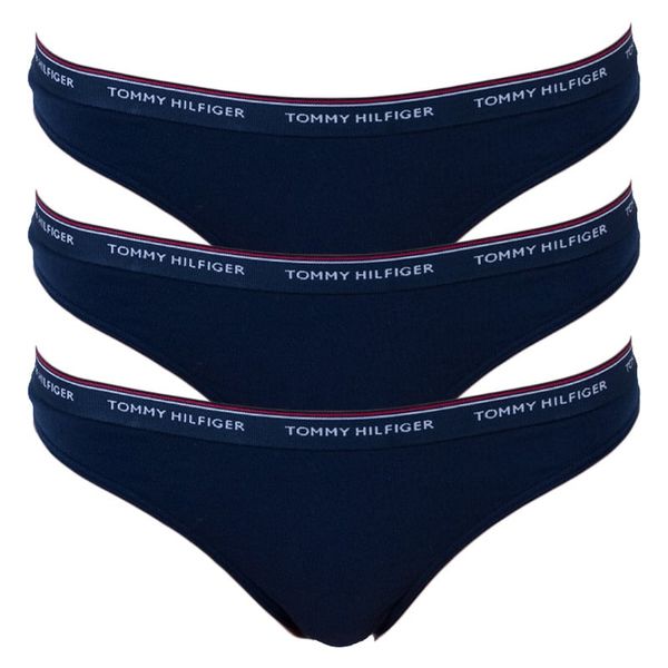 Tommy Hilfiger Tommy Hilfiger Blue 3 Pack Tang 3P Thong Basic