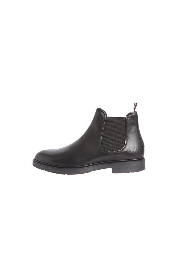 Tommy Hilfiger Tommy Hilfiger Boots - ELEVATED ROUNDED LTH CHELSEA black