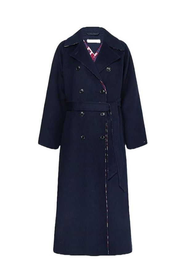 Tommy Hilfiger Tommy Hilfiger Coat - WOOL BLEND DF JAQUAR patterned