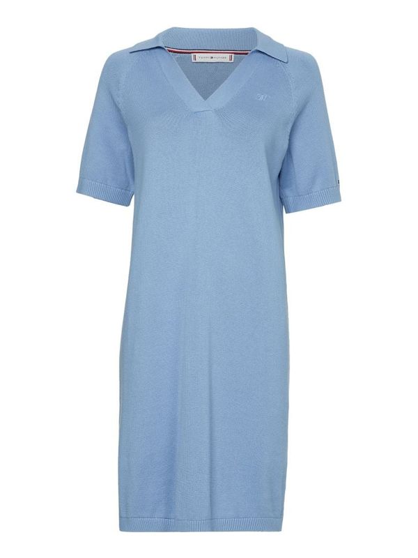 Tommy Hilfiger Tommy Hilfiger Dress - SOFT ORG CO POLO-NK DRESS SS blue