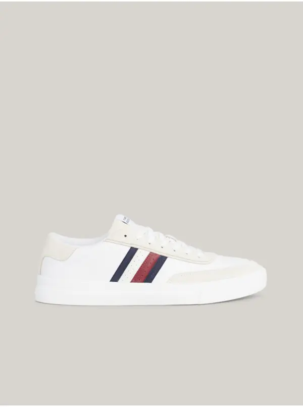 Tommy Hilfiger TOMMY HILFIGER MEN'S WHITE SPORTS SHOES