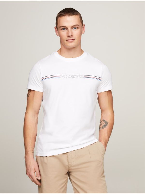 Tommy Hilfiger Tommy Hilfiger Men's White T-Shirt - Men's