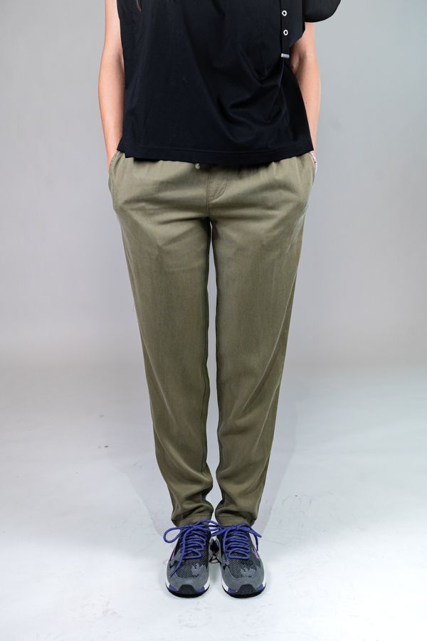 Tommy Hilfiger Tommy Hilfiger Pants - Peg leg trousers 15 CHTW green