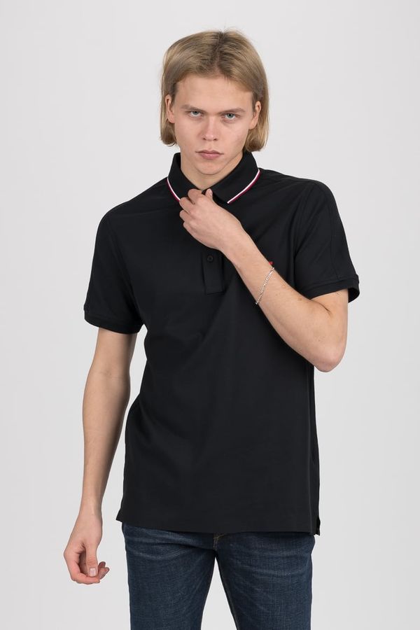 Tommy Hilfiger Tommy Hilfiger Polo shirt - 2 MB SS CLIMATE CONTROL POLO black