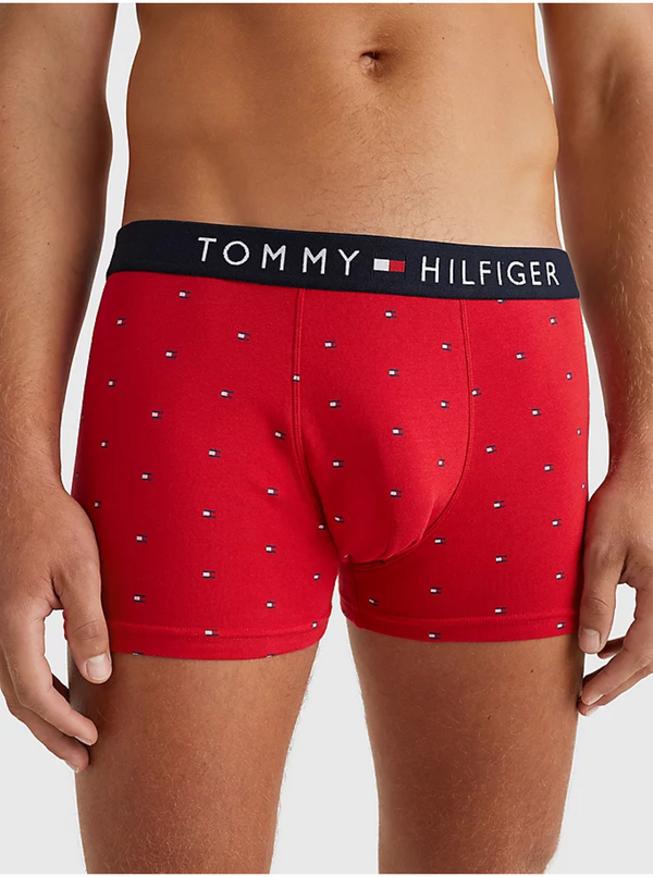 Tommy Hilfiger Tommy Hilfiger Red Men's Patterned Boxer Shorts - Men