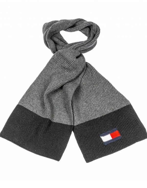 Tommy Hilfiger Tommy Hilfiger Scarf - BIG FLAG SCARF dark grey