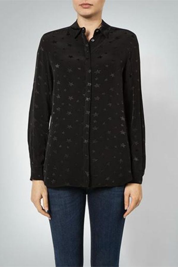 Tommy Hilfiger Tommy Hilfiger Shirt - NISSE VISCOSE BLOUSE black