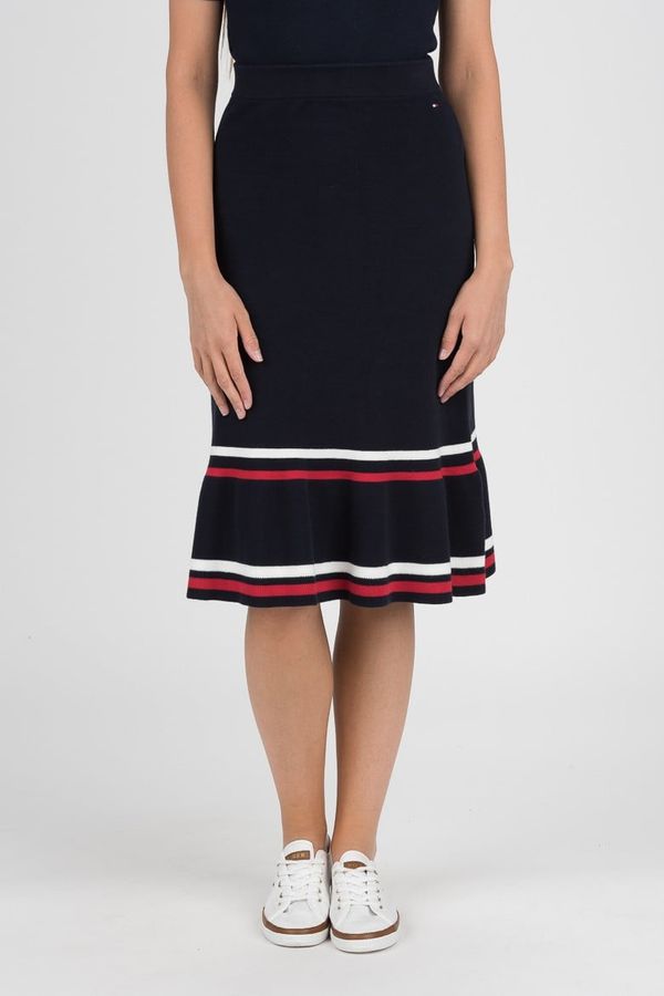 Tommy Hilfiger Tommy Hilfiger Skirt - JAZZIE SWTR SKIRT dark blue