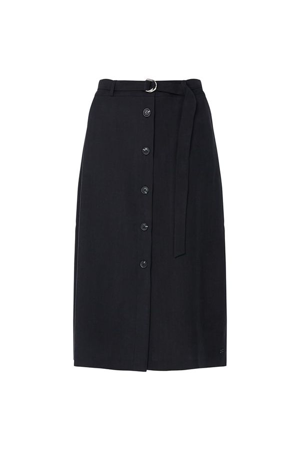 Tommy Hilfiger Tommy Hilfiger Skirt - TENCEL TWILL SKIRT black