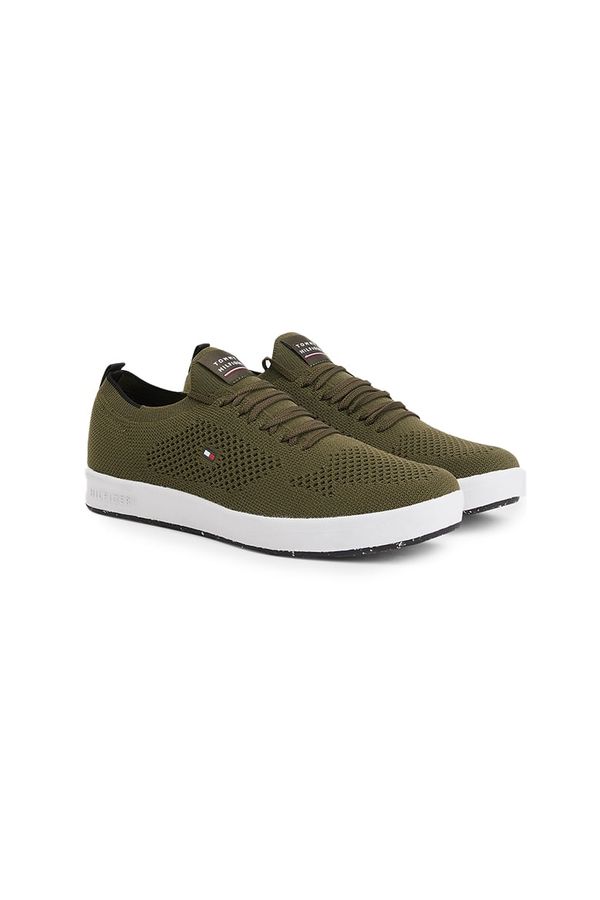 Tommy Hilfiger Tommy Hilfiger Sneakers - SUSTAINABLE KNIT SOCK CUPSOLE green