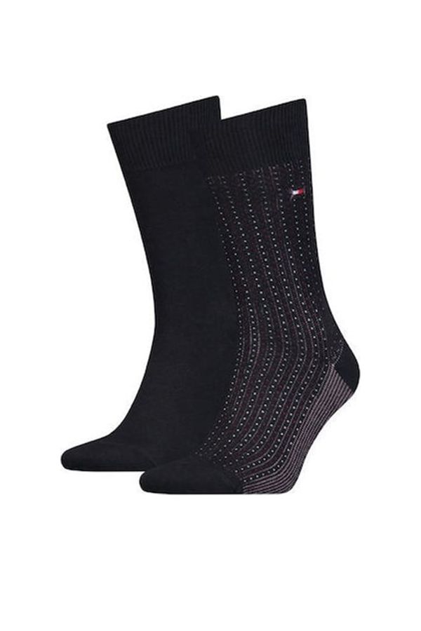 Tommy Hilfiger Tommy Hilfiger Socks - TH MEN SOCK 2P BIRDEYE JACQUARD black