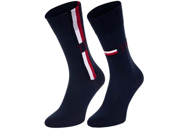 Tommy Hilfiger Tommy Hilfiger Socks - TH MEN SOCK 2P ICONIC STRIPE blue