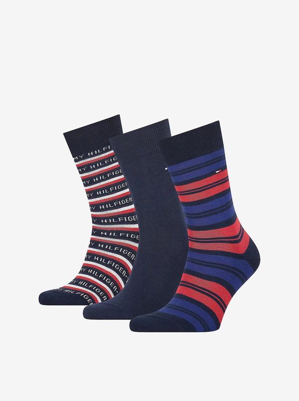 Tommy Hilfiger Tommy Hilfiger Socks - TH MEN SOCK 3P GIFTBOX TOMMY blue