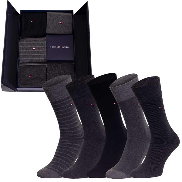 Tommy Hilfiger Tommy Hilfiger Socks - TH MEN SOCK 5P GIFTBOX BIRDEYE blue