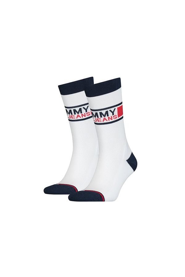 Tommy Hilfiger Tommy Hilfiger Socks - TH UNISEX TOMMY JEANS SOCK 2P white