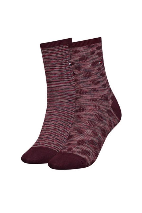 Tommy Hilfiger Tommy Hilfiger Socks - TH WOMEN SOCK 2P APPALOOSA purple