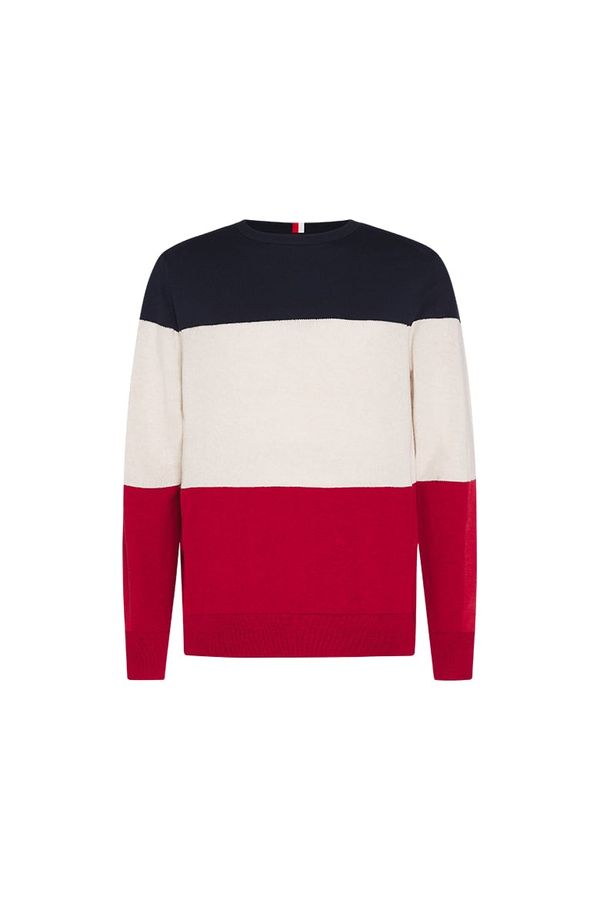 Tommy Hilfiger Tommy Hilfiger Sweater - COLOR BLOCK SWEATER red