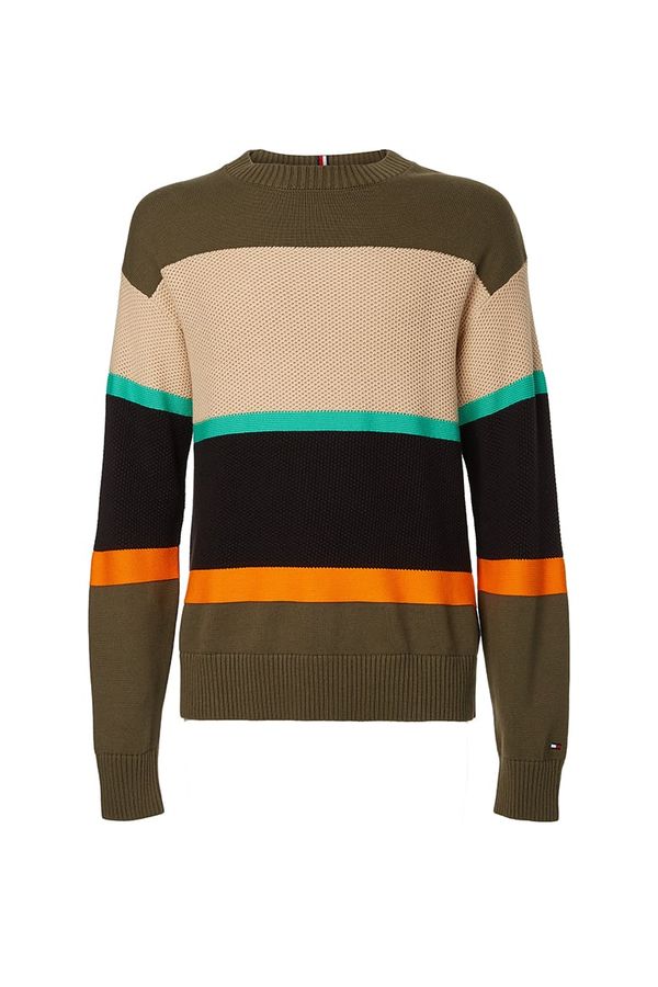 Tommy Hilfiger Tommy Hilfiger Sweater - COLOURBLOCK STRUCTURE SWEATER multicolour