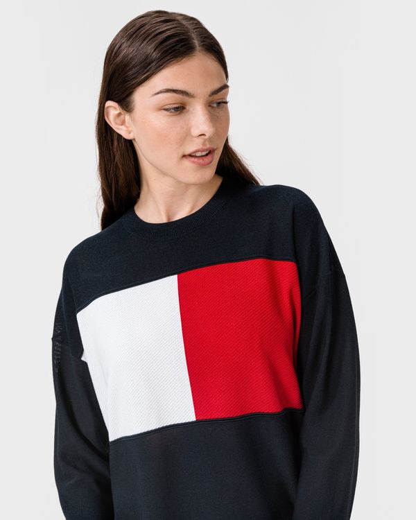 Tommy Hilfiger Tommy Hilfiger Sweater - ICON FLAG C-NK SWT dark blue