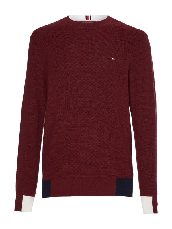 Tommy Hilfiger Tommy Hilfiger Sweater - RWB BLOCK PLACEMENT CREW red