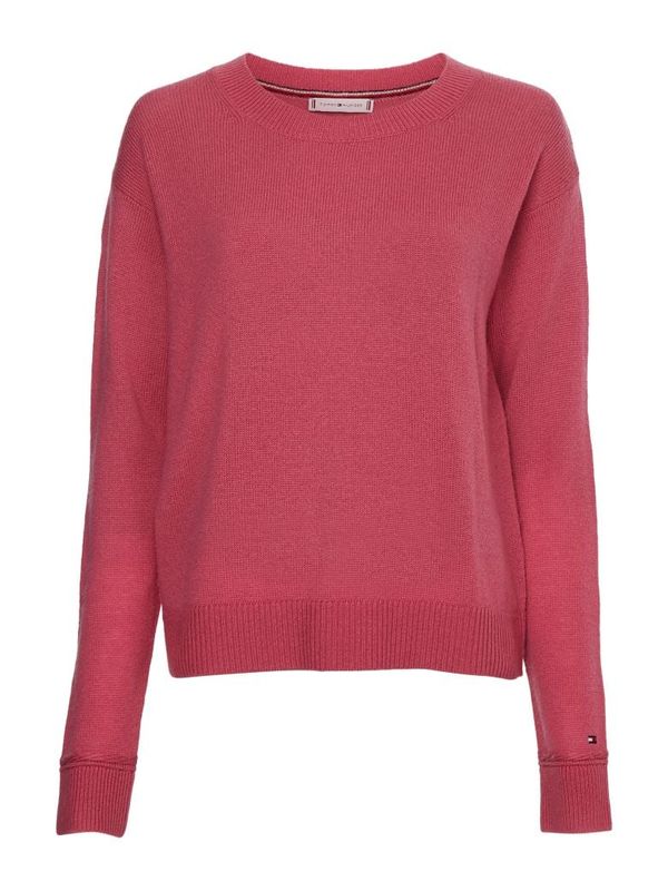 Tommy Hilfiger Tommy Hilfiger Sweater - SOFTWOOL C-NK SWEATER pink