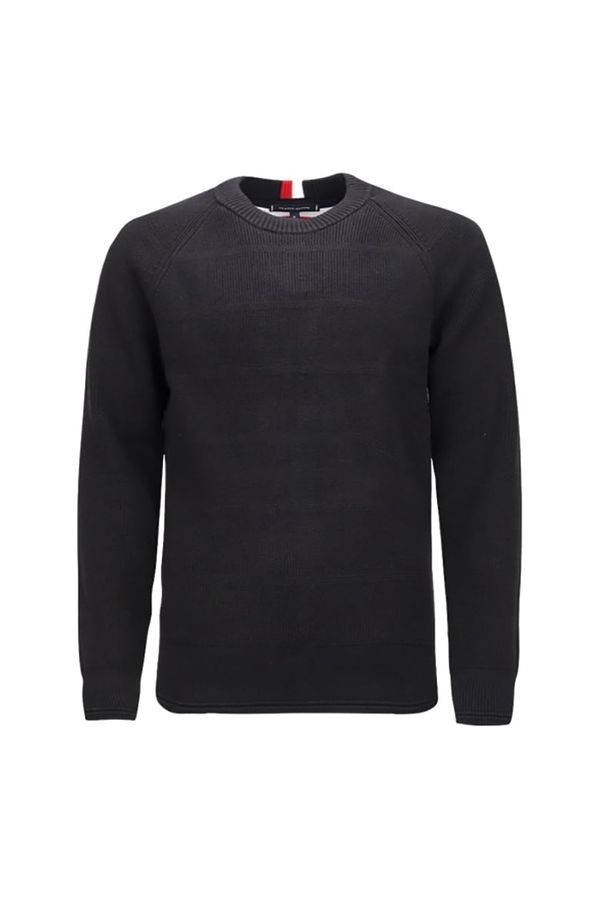 Tommy Hilfiger Tommy Hilfiger Sweater - STRUCTURE CHANGE SWEATER black