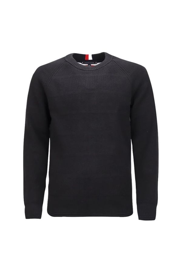 Tommy Hilfiger Tommy Hilfiger Sweater - STRUCTURE CHANGE SWEATER dark blue