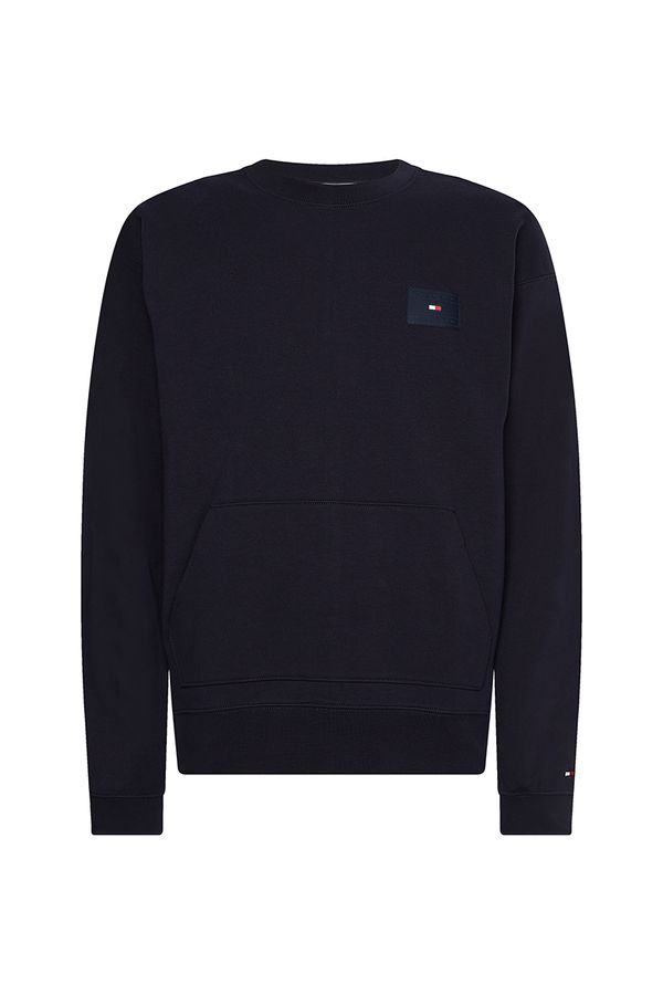 Tommy Hilfiger Tommy Hilfiger Sweatshirt - PANELLED HILFIGER PRINT CREWNECK blue