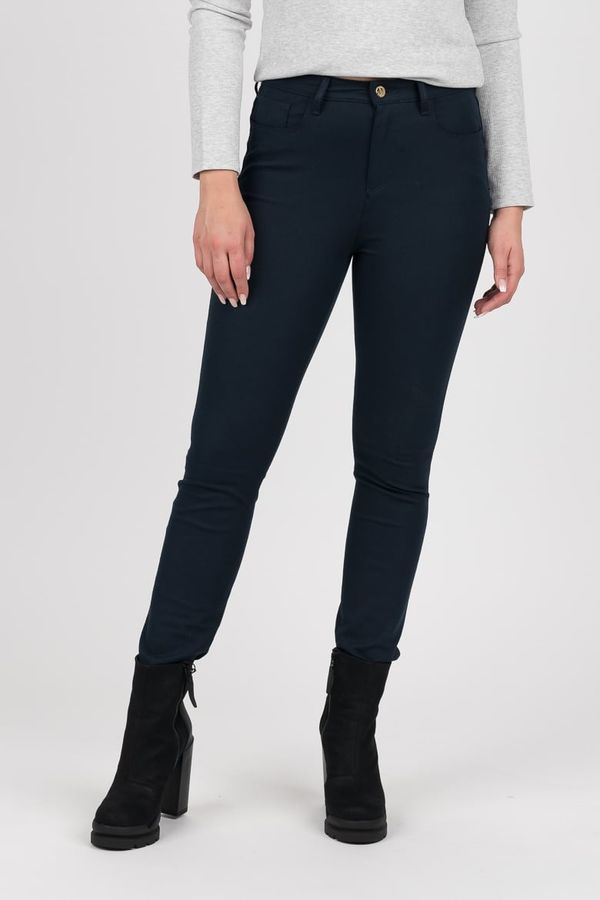 Tommy Hilfiger Tommy Hilfiger Trousers - TH ESSENTIAL GABARDINE COMO PANT dark blue