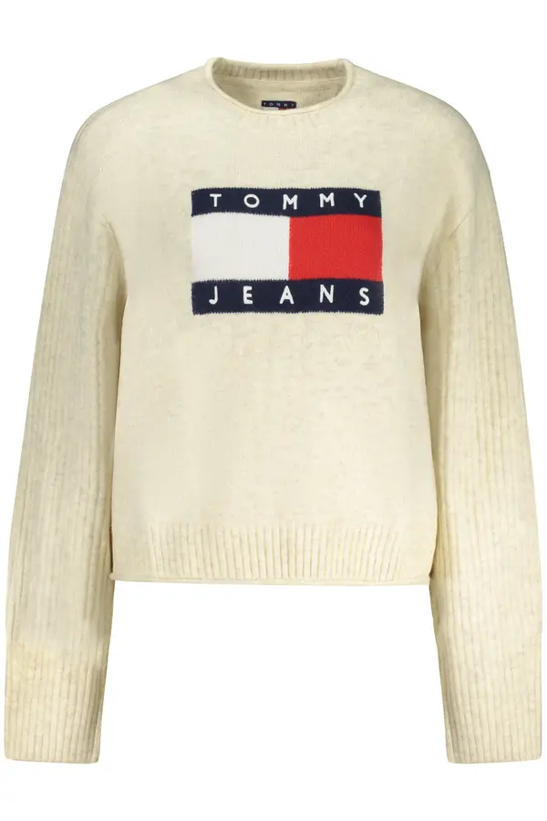 Tommy Hilfiger TOMMY HILFIGER WOMEN'S BEIGE SWEATER