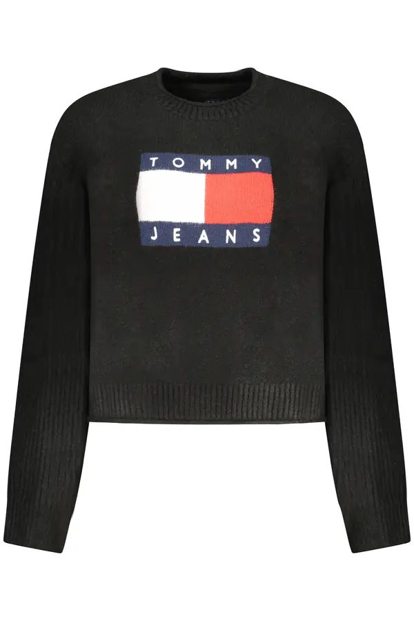 Tommy Hilfiger TOMMY HILFIGER WOMEN'S BLACK SWEATER