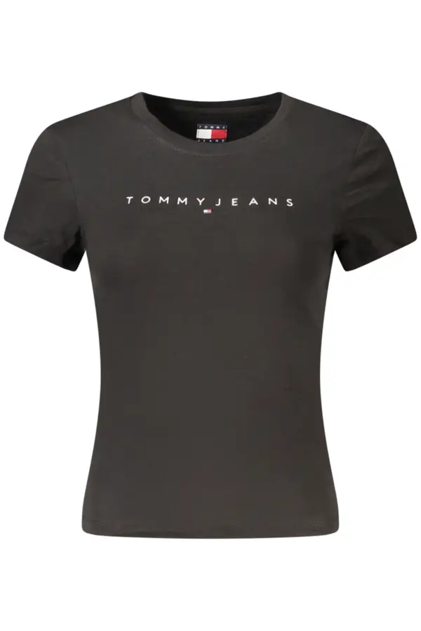 Tommy Hilfiger TOMMY HILFIGER WOMEN'S SHORT-SLEEVE T-SHIRT BLACK