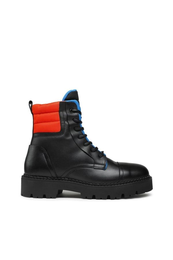 Tommy Hilfiger Tommy Jeans Boots - PADDED LACE UP HERIT black