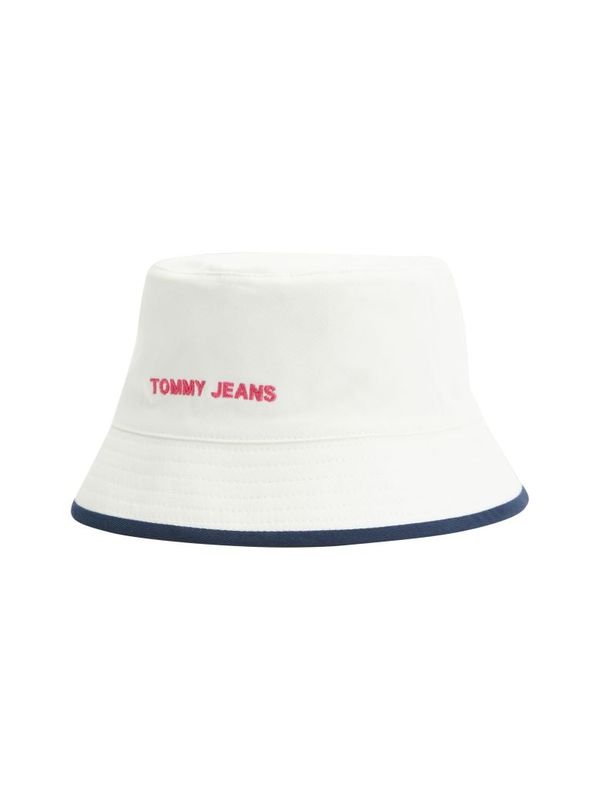 Tommy Hilfiger Tommy Jeans Hat - TJW ITEM REVERSIBLE BUCKET HAT white