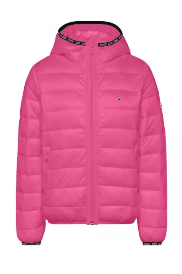 Tommy Hilfiger Tommy Jeans Jacket - TJW QUILTED TAPE HOODED JACKET pink