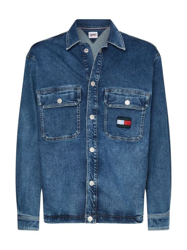 Tommy Hilfiger Tommy Jeans Jacket - UTILITY SHIRT JACKET CF6132 blue