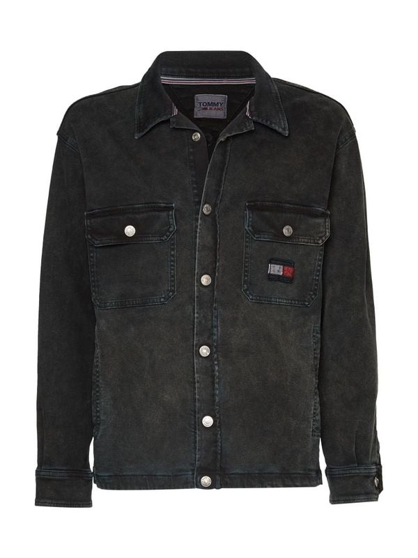 Tommy Hilfiger Tommy Jeans Jacket - UTILITY SHIRT JKT RCYCR CF7101 black